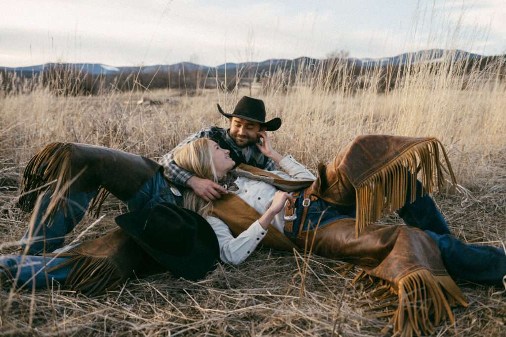 Montana Western Ranch Engagement Session, Western Engagement Session, Ranch Engagement, Texas Engagement, Texas Ranch Engagement, Engagement Photos, Western Engagement Outfit Inspo, Western Engagement Photographer, Montana Engagement Photographer, Texas Engagement Photographer